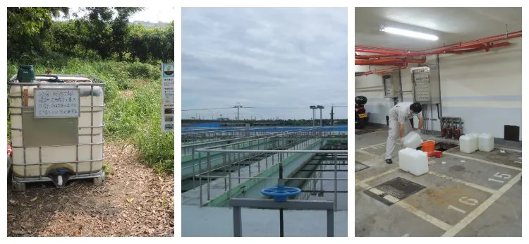 Biological Active Water field application in environmental engineering - professional odor control and remediation effects